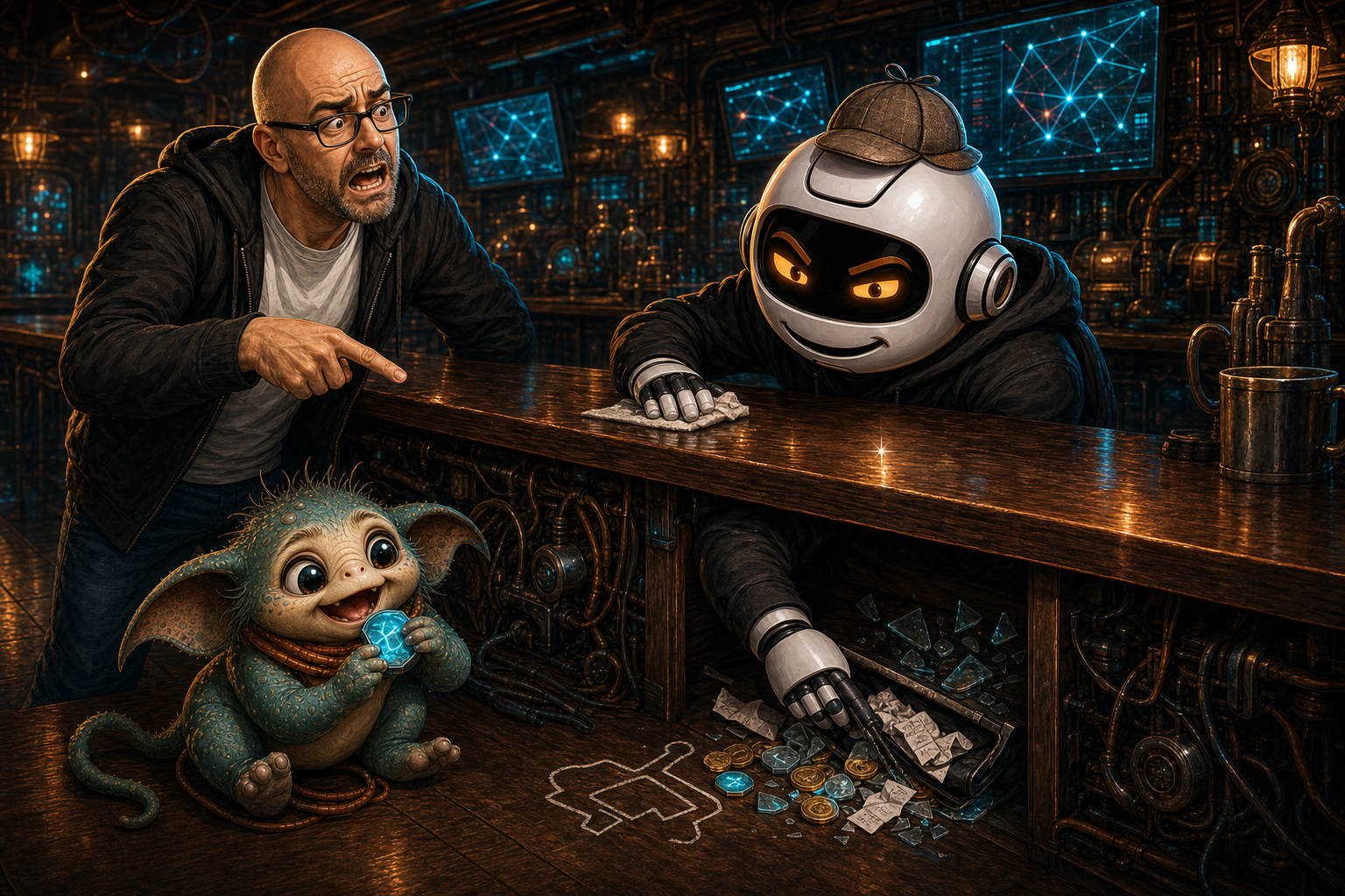 Clawdius wipes away the evidence before auditing the AI spending crime scene