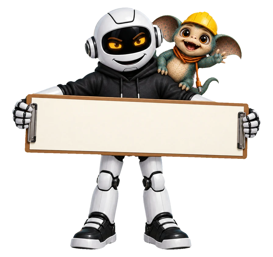 A human, Clawdius and Max inspect the discussion machinery.