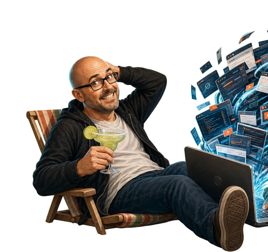 A human, Clawdius and Max inspect the discussion machinery.